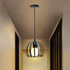 E27 O Shape Pendant Lampholder Industrial Iron Retro Ceiling Hanging Lamp Dining Room Restaurant