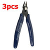 3PCS DANIU Electrical Cutting Plier Wire Cable Cutter Side Snips Flush Pliers Tool