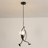 Nordic Modern E27 Creative Little man Iron Chandelier Pendant Light for Bar Restaurant Home AC110--220V