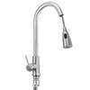 Stainless Steel Kitchen Sink Faucet Pull Out Spout Spray 360° Rotate Basin Mixer Tap G1/2