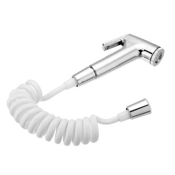 ABS Portable Bidet Sprayer Set Handhold Toilet Bidet Retractable w/ Spring 1/2