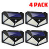 1/2/4Pcs ARILUX 180LED Outdoor Solar Powered Wall Lamps PIR Motion Sensor Garden Security Solar Lights Waterproof