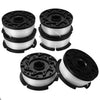 6pcs 30ft Trimmer Line Replacement Spool Cap Cover Spring For Black and Decker String Trimmers