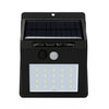 Solar Power 20 LED PIR Motion Sensor Wall Light Waterproof  Outdoor Path Yard Garden Security Lamp