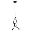 Nordic Modern E27 Creative Little man Iron Chandelier Pendant Light for Bar Restaurant Home AC110--220V