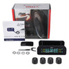 iMars T260 Solar Tire Pressure Monitor System Real-time Tester LCD Screen 4 External Sensors Auto Power On Off
