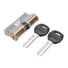DANIU Unlocking Lock Opener Kit Locksmith Training Transparent Practice Padlocks Tools