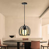 E27 O Shape Pendant Lampholder Industrial Iron Retro Ceiling Hanging Lamp Dining Room Restaurant